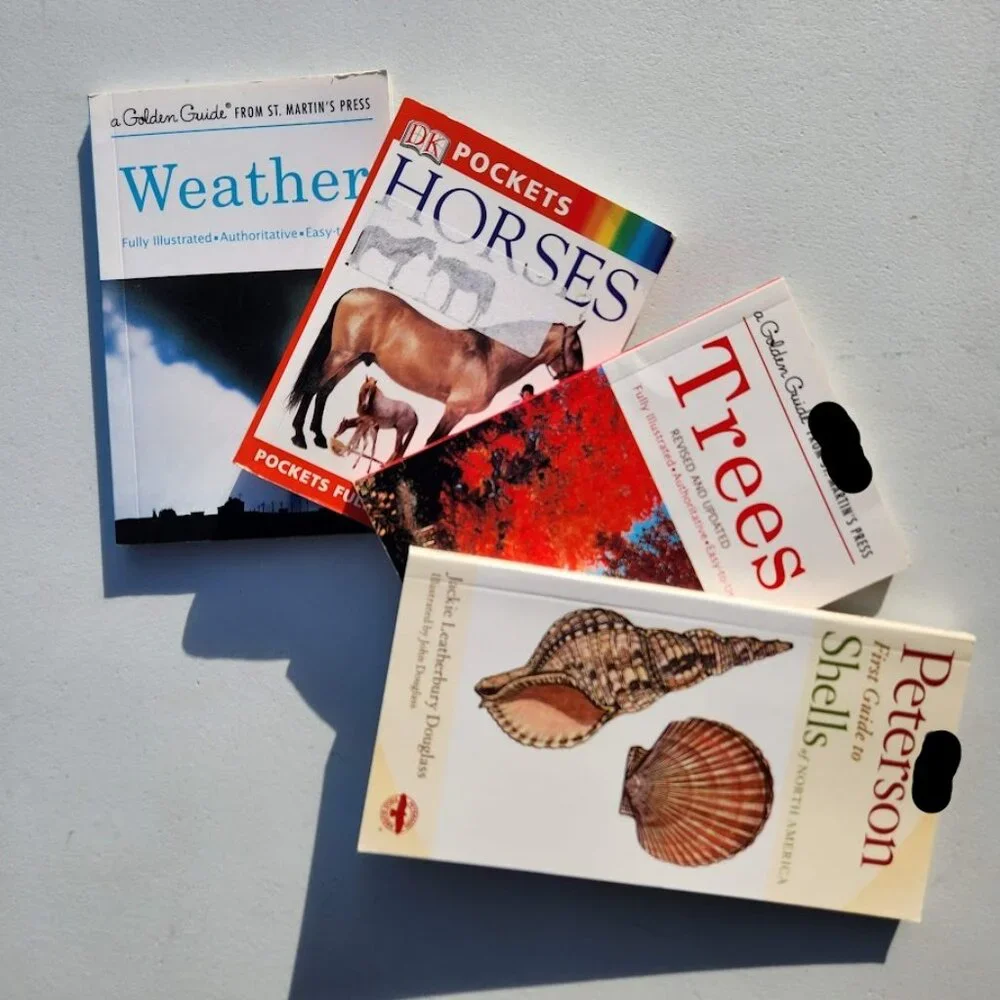 Peterson Field Guides Book Bundle Guide Books Reference Nature Trees Weather Hor